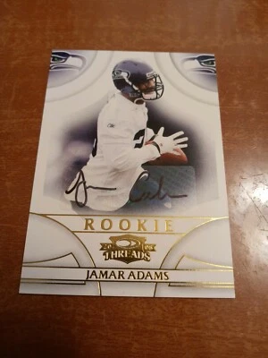 JAMAR ADAMS 2008 DONRUSS THREADS AUTOGRAPH AUTO #D 162/775 - Image 1 of 2