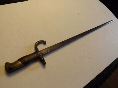 Vintage Original French Saber Bayonet Model 1874  Dated 1879- VG - Image 1 of 4
