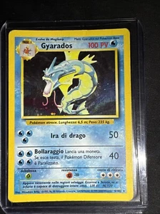 ITALIAN Gyarados 6/102 Holo Rare Lightly Played Base Set Pokemon Card - Picture 1 of 2