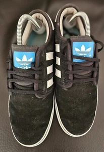 Adidas Busenitz Skateboarding Trainers Black White,UK 6 - Picture 1 of 9