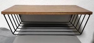 String estantería madera estantería de pared consola de pared estantería de teléfono vintage años 60 - Imagen 1 de 24