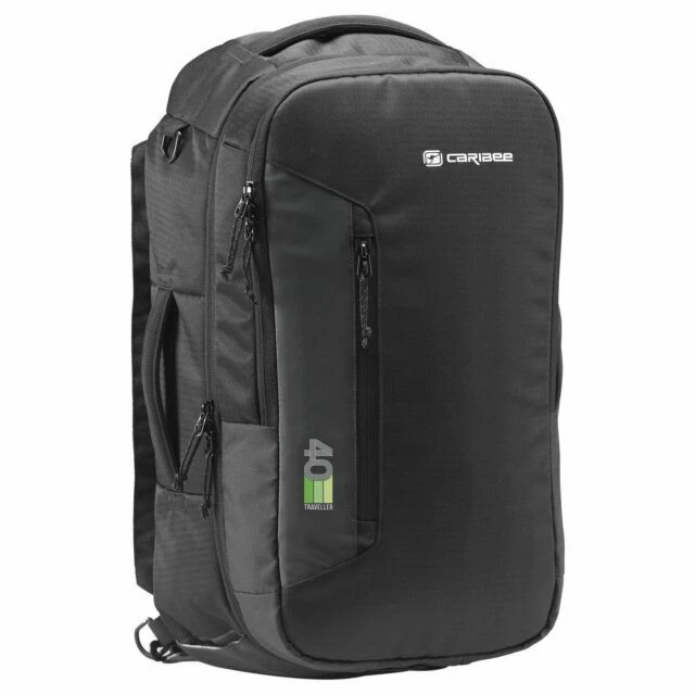Caribee Fast Track 85L Wheeled Hiking Backpack - Black