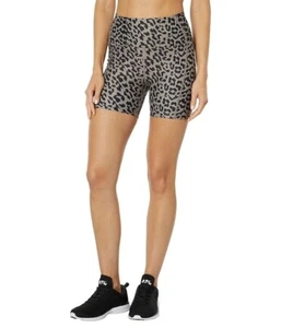 Year of Ours Bandana Shorts Women's Small Gray Leopard Elastic Waist JDM1075 - Picture 1 of 12