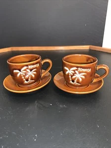 Dominica Coffee Set Tea pottery small brown - Picture 1 of 10