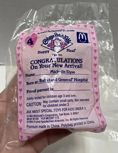 Vintage 1994 McDonalds Happy Meal Cabbage Patch Kids Michelle Elyse Puppe Spielzeug #4 - Bild 1 von 4