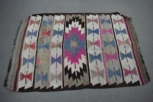 Antiques Turkish Kilim Mut Cicim Kilim Yoruk Kilim Handmade 52 x 36.2 in - Picture 1 of 12