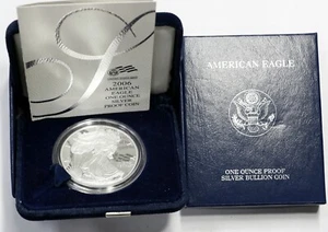Caja American Eagle 2006 1 oz plata .999/certificado de autenticidad # 1248 - Imagen 1 de 11