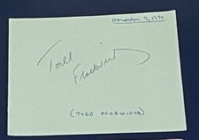 1990s & 2000s Debut Signed Index 3x5 Autograph Cut (you pick from list)