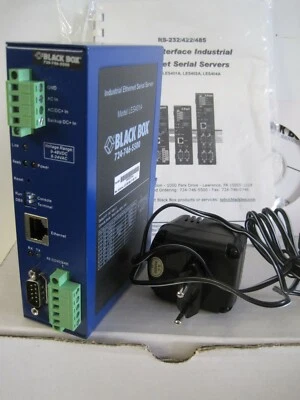 BLACKBOX Industrial Ethernet Serial Server LES LES401A in OVP - Image 1 of 4