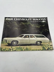 1968 Chevrolet Station Wagon Sales Brochure Orig. Dealer Catalog Excellent Cond. - Picture 1 of 20