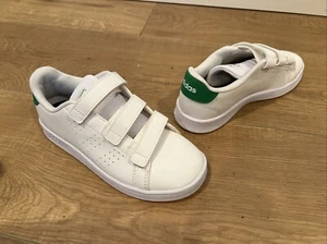adidas Advantage Court Lifestyle Hook-and-Loop Shoe Size 1 GW6494 - Picture 1 of 7