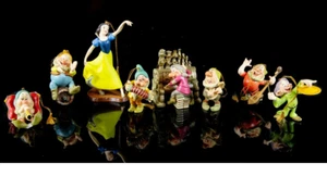 WDCC Snow White and the Seven Dwarves Decoration Set, Boxed Certificates - Picture 1 of 3