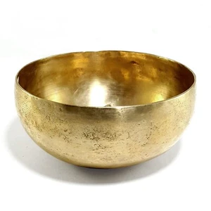 Antiguo mini cuenco para cantar budista tibetano antiguo oxidado yoga batido Nepal - Imagen 1 de 4