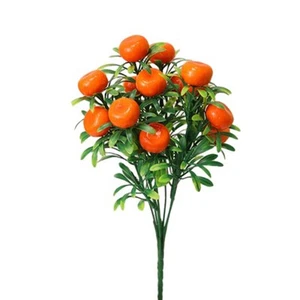 Nuevo Naranja Espuma Fruta Fortuna Fruta Plástico Hierba Naranja Simulado - Imagen 1 de 43