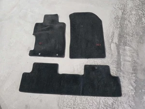 06-11 HONDA CIVIC SI 2D COUPE FLOOR MAT SET BLACK LEFT RIGHT FRONT REAR OEM MATS - Picture 1 of 9