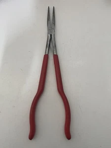 Pinza naso ad ago a scatto collo lungo 15” 915CP manico rosso - Foto 1 di 13