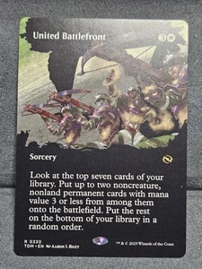 United Battlefront (Borderless) - Tarkir: Dragonstorm (TDM) - 330 - MTG - NM - Bild 1 von 8
