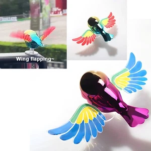Flying Bird Motorcycle Car Creative Ornament Wind Power Decoration Simulation - Picture 1 of 24