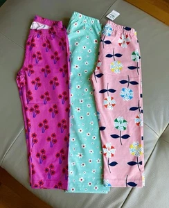 NEW with tag Girls LOT OF 3 HANNA ANDERSON Crop leggings Sz 10 Years - Picture 1 of 8