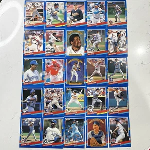 Lot of 25 MLB Baseball Cards 1991 Donruss Bonds Maddux Ripken Carter Smoltz - Picture 1 of 7