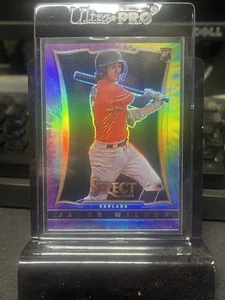 2024 Panini Select - Select Throwback Jacob Wilson #19 (RC) Tie-Dye Prizm /25 - Picture 1 of 2