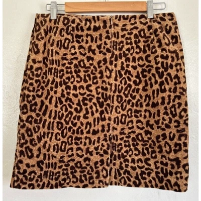 Minifalda vintage Jones New York pana leopardo talla 6  Foto 1 de 4