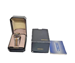 RELOJ HOMBRE SEIKO VINTAGE SGF350 CON CAJA Y CAJA EXCELENTE ESTADO BATERÍA NUEVA - Imagen 1 de 13