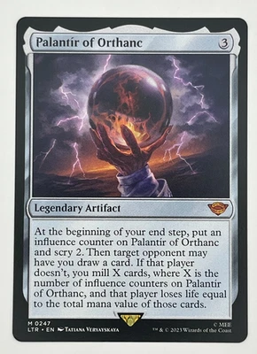 MTG Palantir of Orthanc LTR 0247 Lord of the Rings Tales of Middle Earth Magic - Image 1 of 4