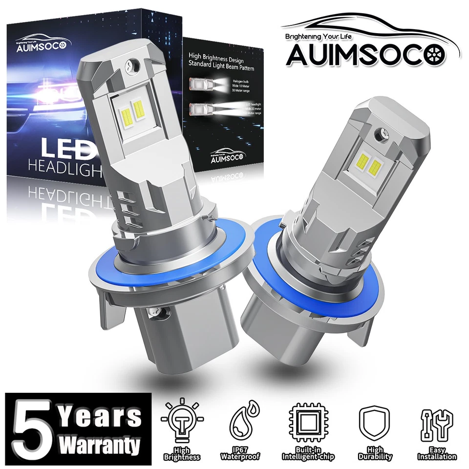 Kit de 2x faros LED para Nissan Sentra 2004-2012 haz alto 72000LM 6500K Foto 1 de 4