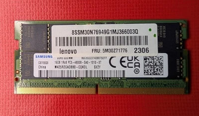 Samsung 16GB DDR5 4800 SODIMM 5M30Z71776 Lenovo M425R2GA3BB0 - Image 1 of 3