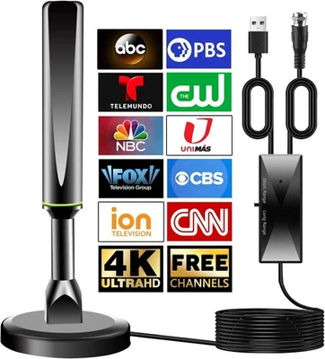 INSPIRE-MARKET Wave Max Tv Antenna 2024, Wave Max Tv Antenna Signal Booster, Coverage up to 500