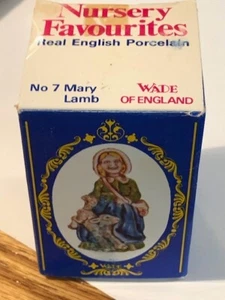 De colección Wade of England MARY HAD A LITTLE LAMB #7 Guardería Favoritos en Caja - Imagen 1 de 6