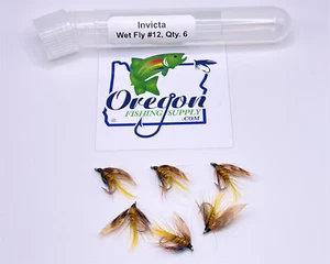 Invicta Wet Fly, 6 Fly en tubo, ¡envío GRATUITO en artículos adicionales! - Imagen 1 de 4