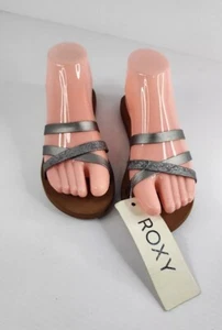 Sandalias Roxy Benito talla 6 sin cordones grises y marrones - Imagen 1 de 6