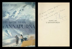 Maurice Herzog (1919-2012) - French mountaineer - Signed French edition - 1951 - Picture 1 of 5