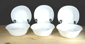 LOT: 6 Bormioli Rocco 6" Parma Serving Bowls Tempered Glass Dessert Salad, Spain - Picture 1 of 4