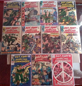 Marvel Comics Sgt. Fury & His Howling Commandos 15 Issue Lot #22 23 26 30 31- 72 - Picture 1 of 12