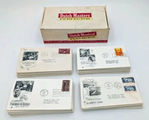 120 First Day Covers 1959-1969 Ayerst Labs/Artcraft Bundle w/ Dutch Masters Box - Picture 1 of 5