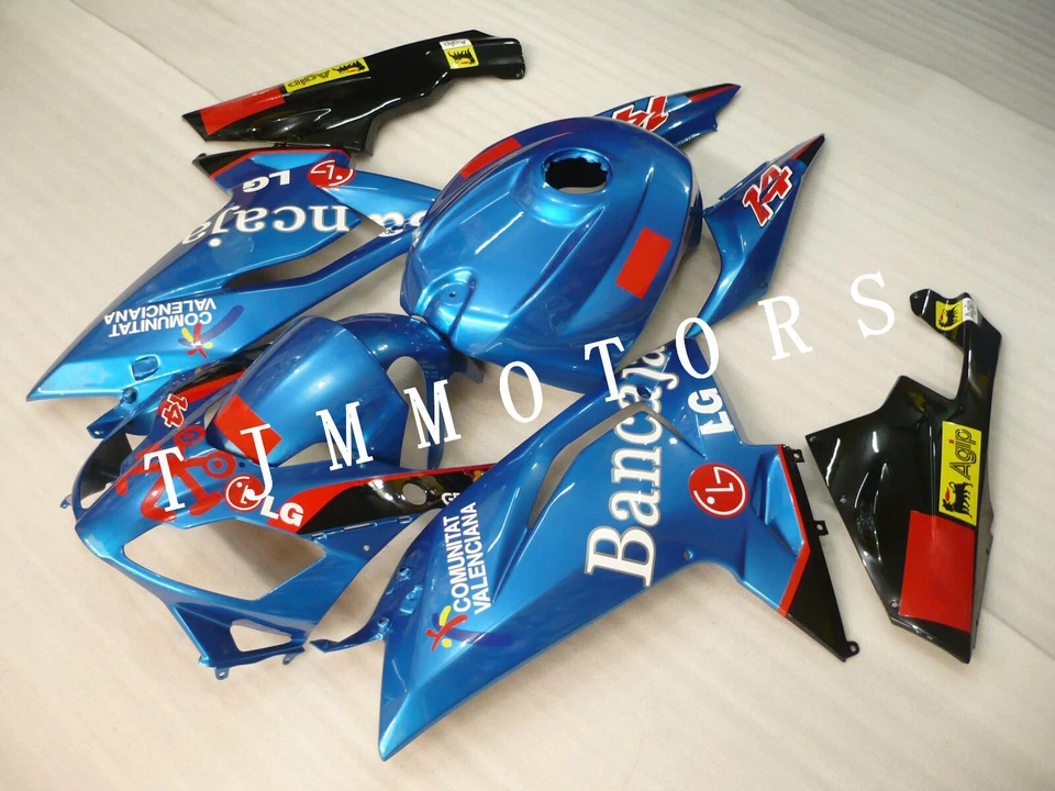 For Aprilia RS125 2006-2011 Blue ABS Injection Mold Bodywork Fairing Plastic Kit — 第 1/4 张图片
