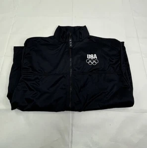 United States Olympic Committee Full Zip Blue Lightweight Jacket Men's XXL USA - Picture 1 of 10