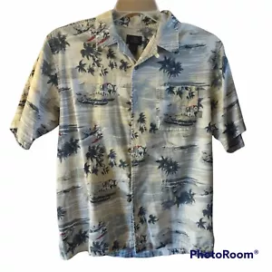 Pacific Coast Highway Small Hawaiian Button Down Shirt Surf Island PCH - Picture 1 of 8