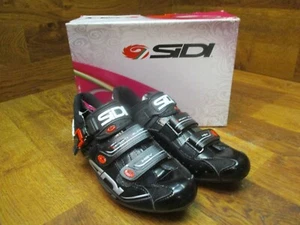 ZAPATOS DE CICLISMO SIDI GENIUS 7 NEGROS BICICLETA DE CARRETERA PARA MUJER EUR 42 EE. UU. TALLA 9,5 - Imagen 1 de 8