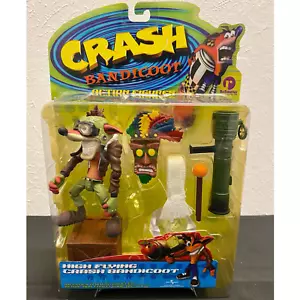 Nuovo Resaurus Crash Bandicoot Figura High Flying Crash Bandicoot, Serie 2 - Foto 1 di 4