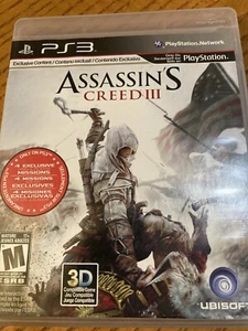 PS3 - Assassin's Creed III with Manual And Case - Picture 1 of 4