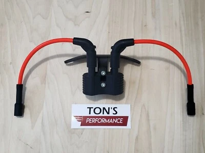 Kit de reubicación de bobina Ton's Harley Sportster con cables de bujía naranja 07+ V1 Foto 1 de 4