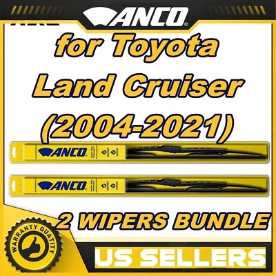 Прямая пара передних стеклоочистителей для Toyota Land Cruiser (2004–2021 гг.) - Изображение 1 из 4