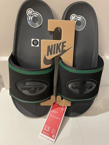 Nike Offcourt Slide NFL New York Jets Mens Size 13 NWT Cover