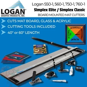 Logan Mat Board Cutter Simplex Classic Elite 550-1, 560-1, 750-1, 760-1 - Picture 1 of 28