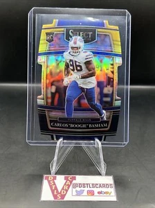 2021 Panini Select - CARLOS BOOGIE BASHAM ROOKIE CONCOURSE LEVEL BLACK GOLD #92 - Bild 1 von 3