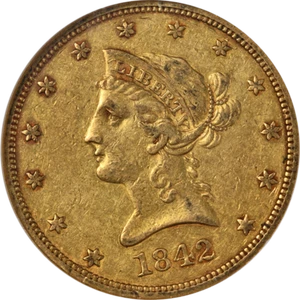 1842-O Liberty Gold $10 NGC XF45 Key Date Great Eye Appeal Nice Strike - Picture 1 of 4